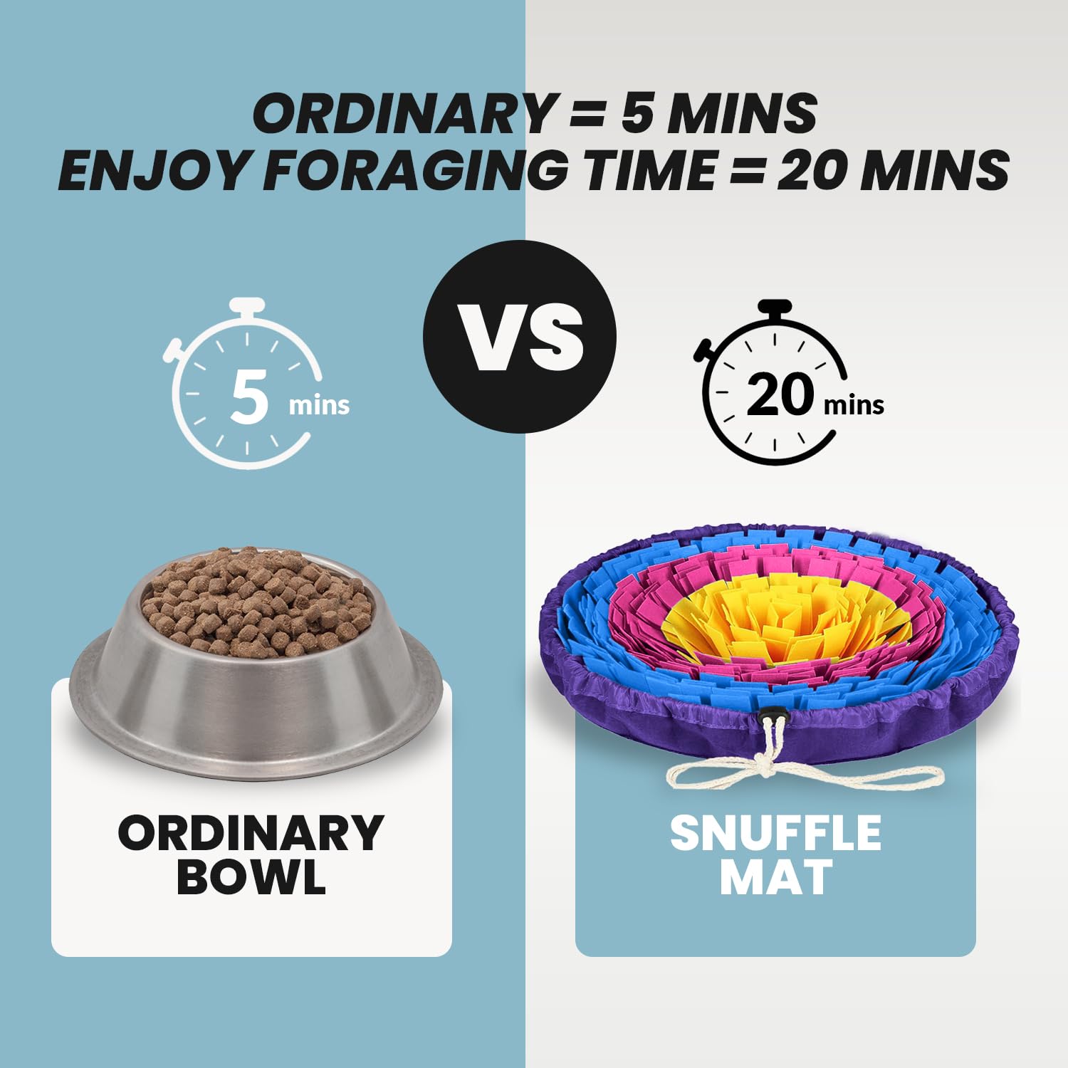 PET ARENA Snuffle Mat includes a lifetime replacement guarantee for peace of mind.