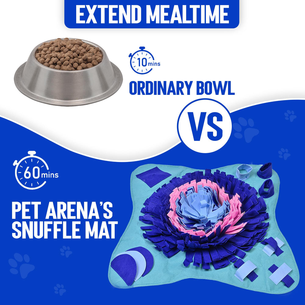 PET ARENA 25x25 snuffle mat—durable enrichment for scent-based play