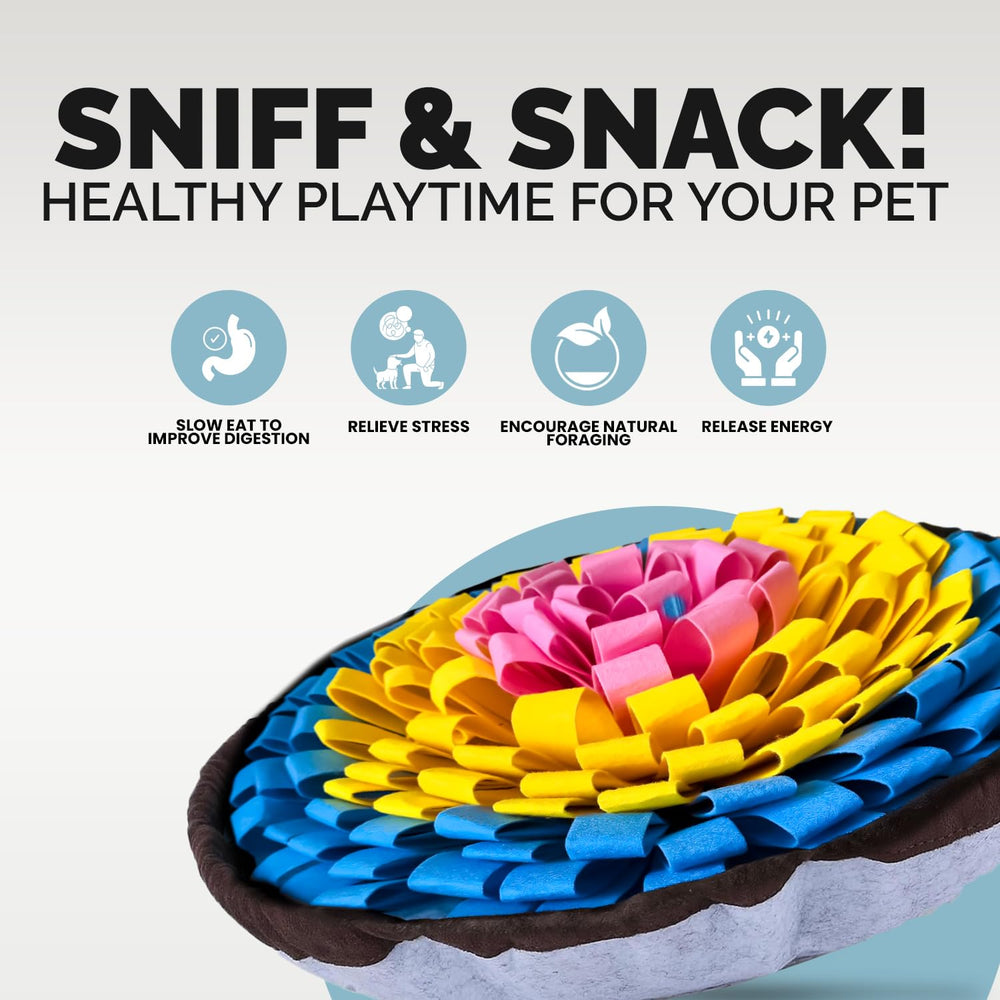 PET ARENA snuffle mat washable material makes cleaning quick after messy sniffing adventures