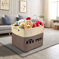 PET ARTIST large dog toy basket material close-up shows durable EVA exterior