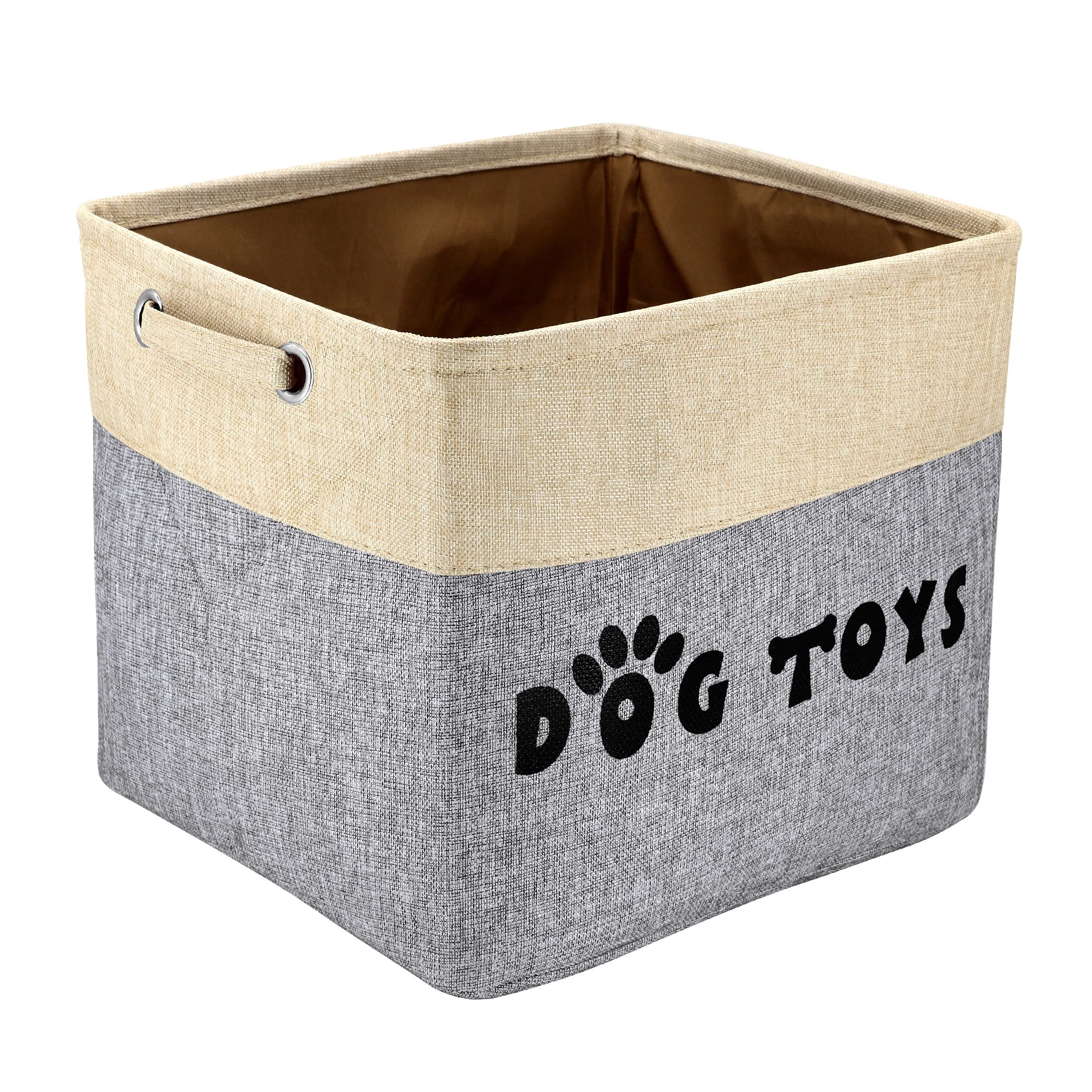 PET ARTIST large dog toy basket rectangular for organized toys