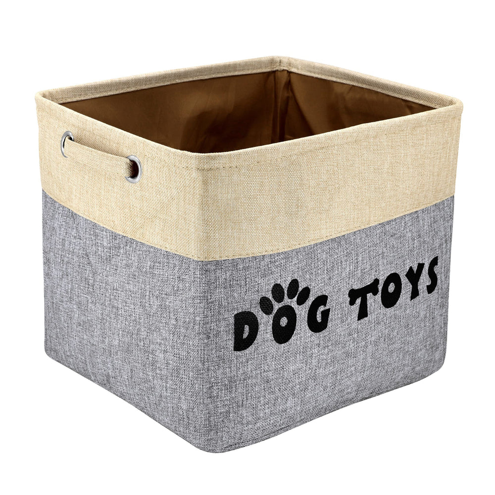 PET ARTIST large dog toy basket rectangular for organized toys