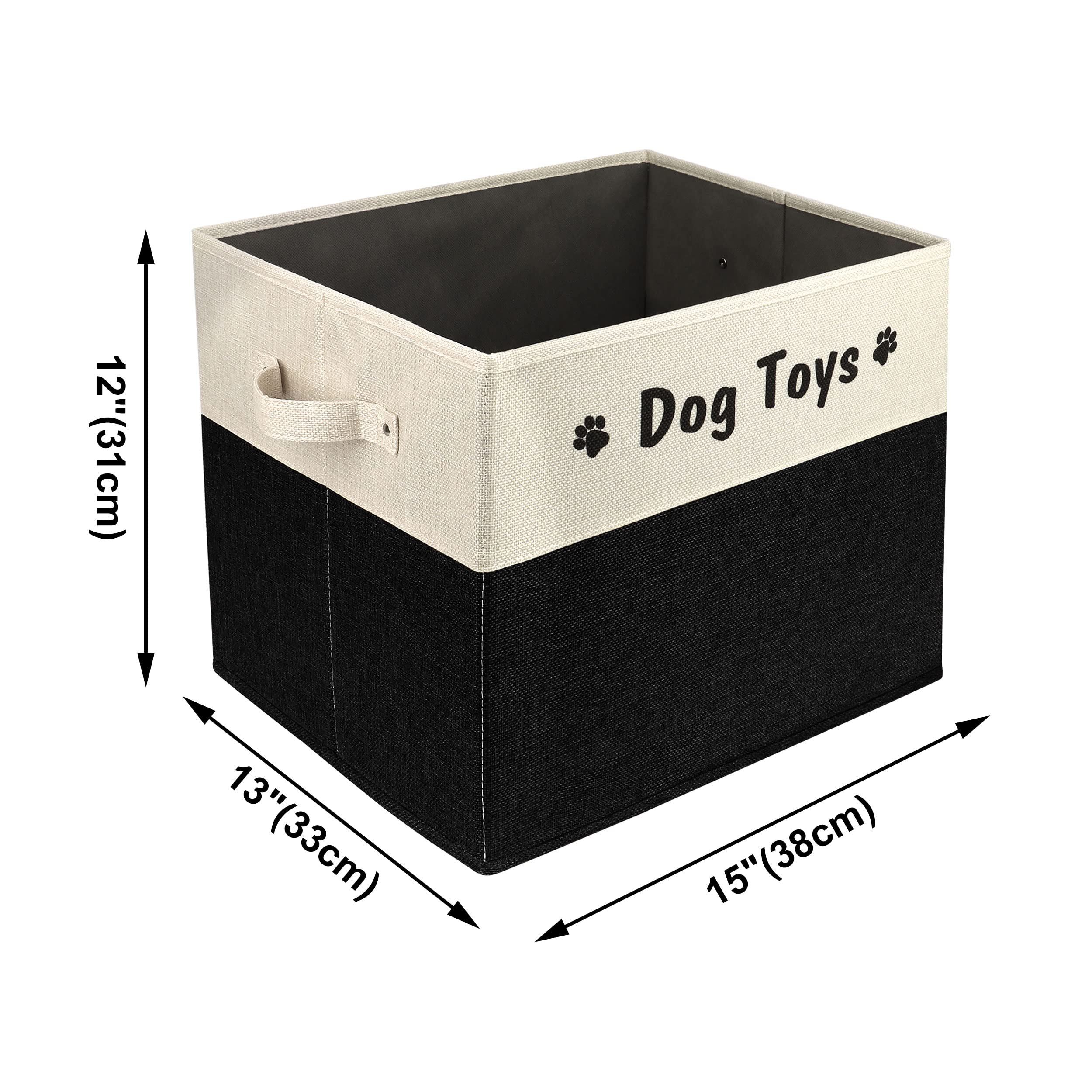 PET ARTIST large dog toy basket stand-up form shown for easy toy access