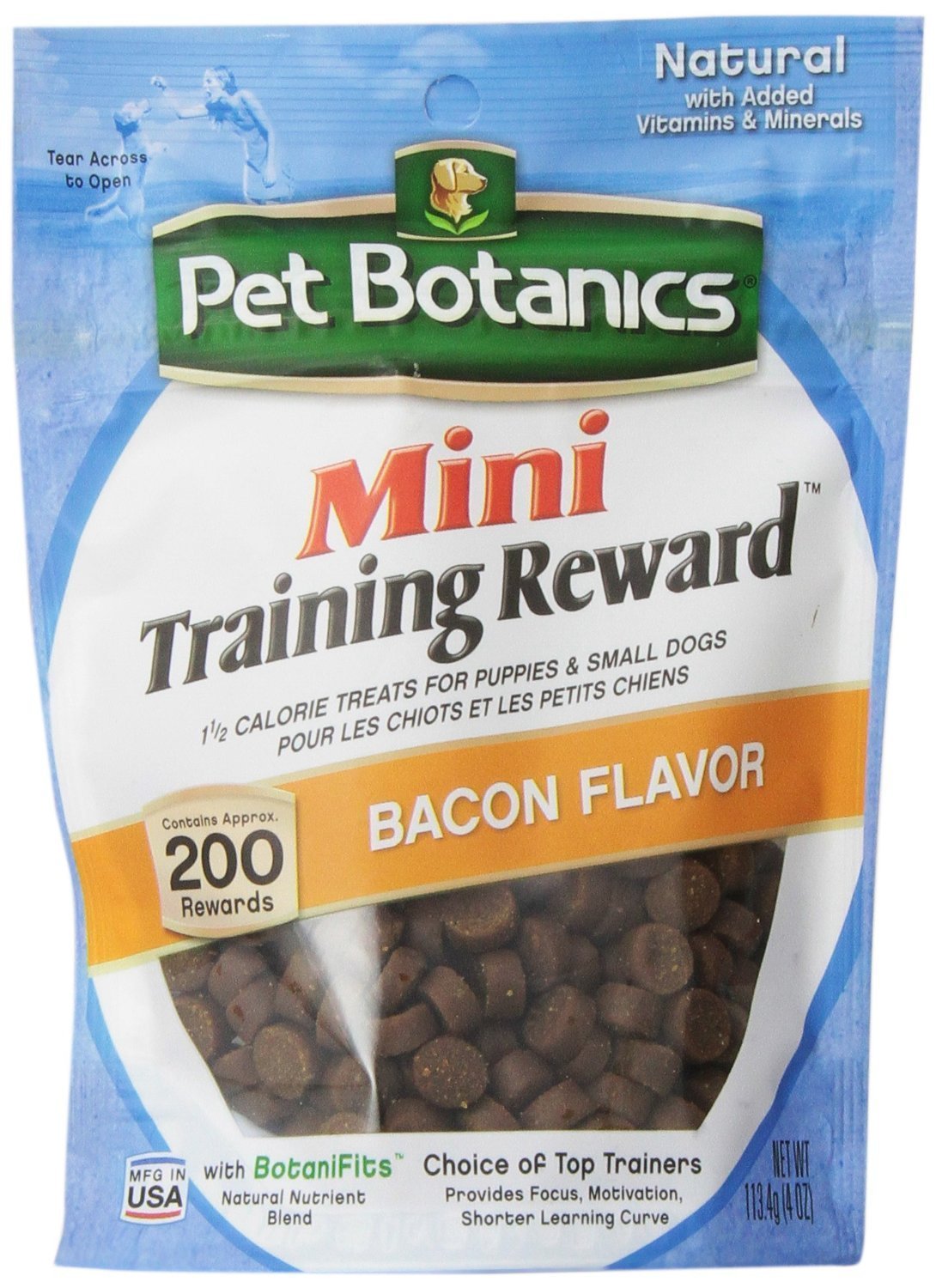 Pet Botanics mini training rewards variety pack shows three flavorful options