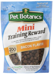 Pet Botanics mini training rewards variety pack shows three flavorful options