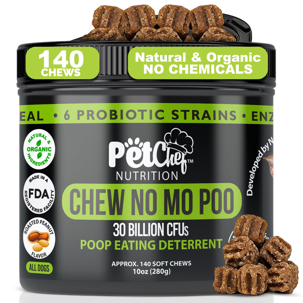 Pet Chef No Poo Chews soft texture shown for easy daily feeding