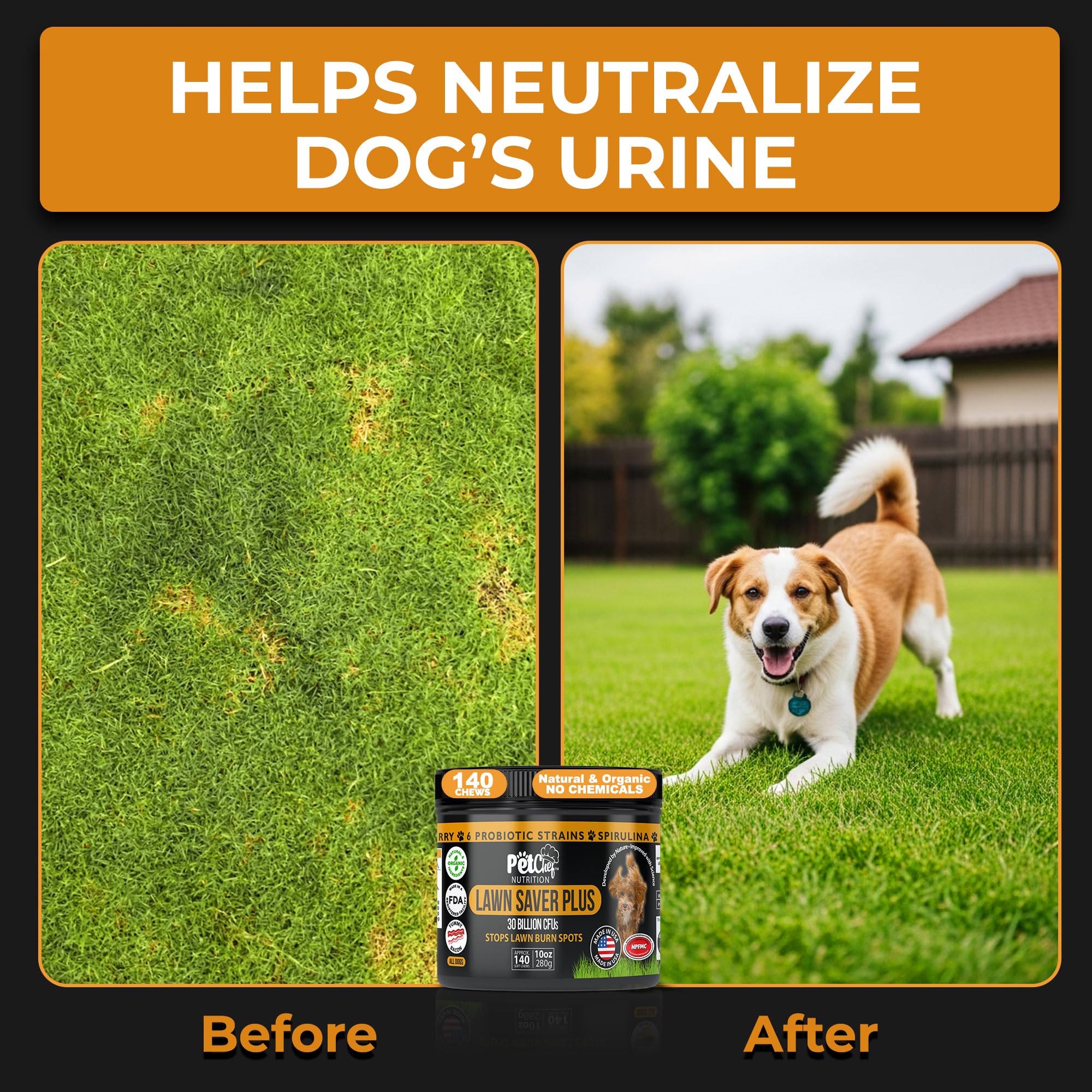 Pet Chef Spirulina Kona Berry ingredients showcase immune-boosting nutrients.