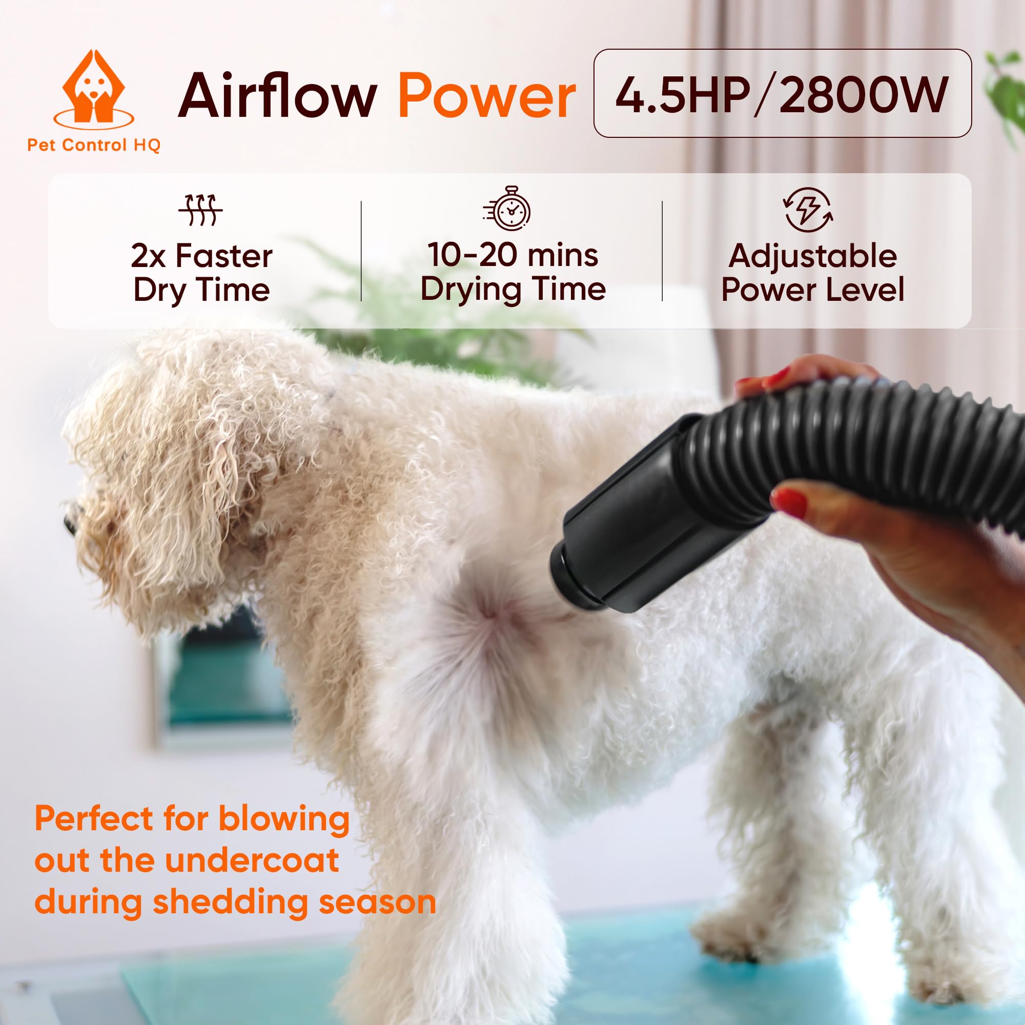 Pet Control HQ high-velocity dryer concentrator nozzle for precise drying and shaping