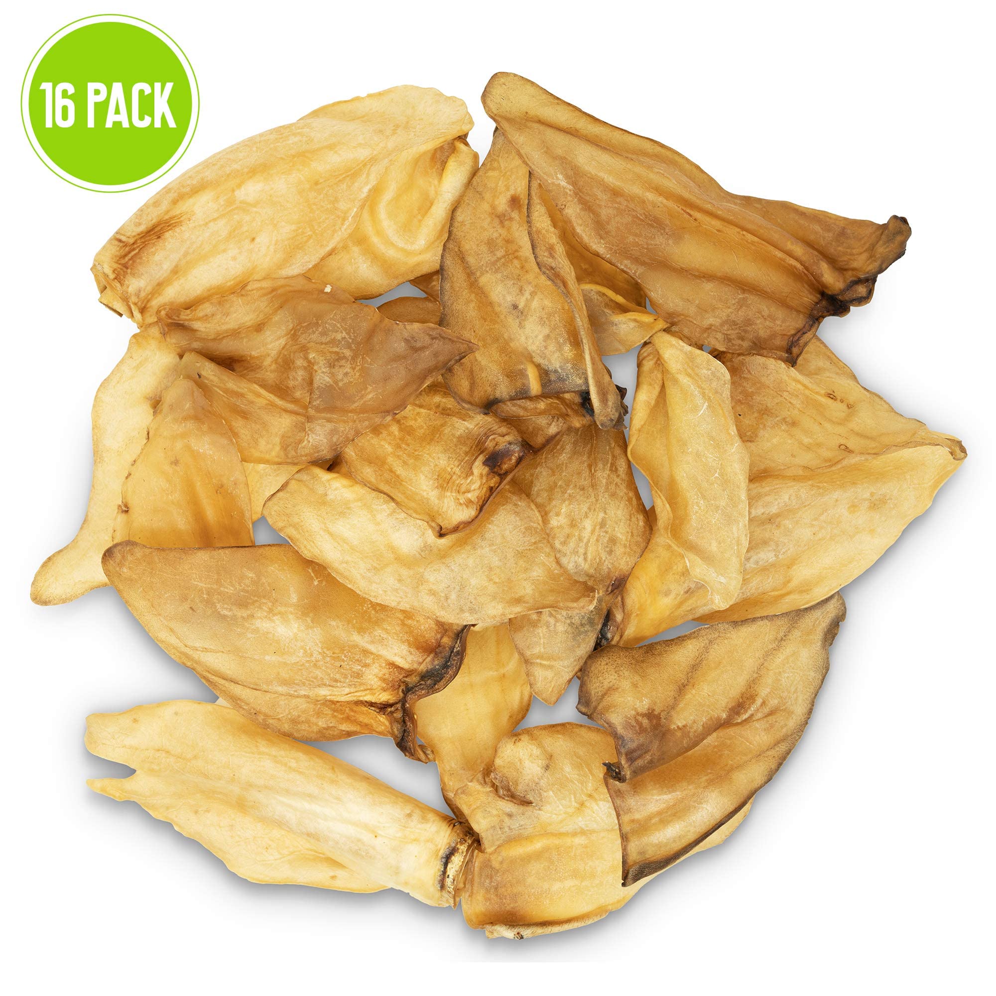 Pet Craft Supply Durable buffalo ear closeup shows protein-rich, single-source option.