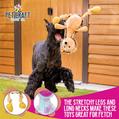 Pet Craft Supply Jiggle Giggle unicorn side-view displays long neck and flexible limbs.