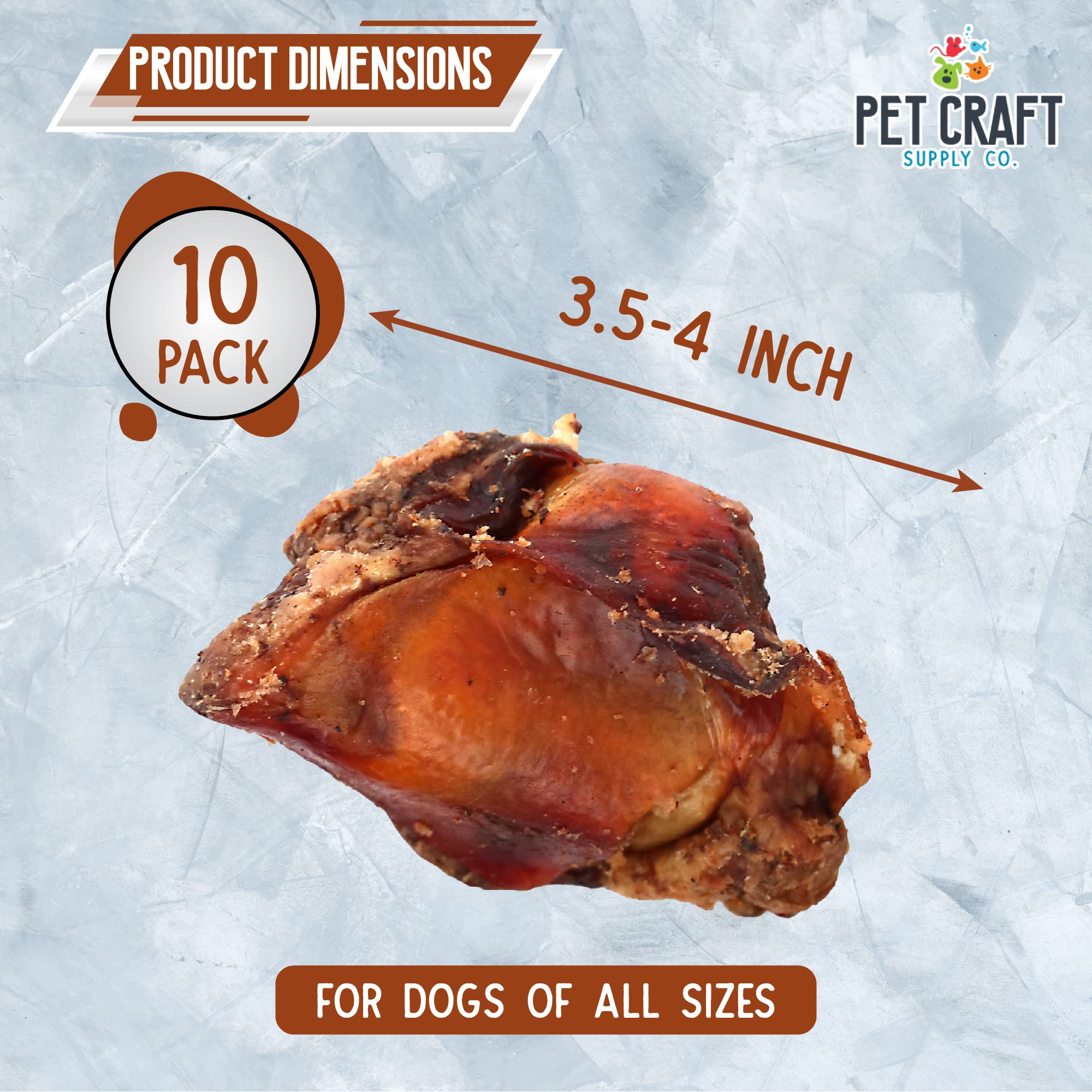 Pet Craft Supply meaty buffalo knee caps durability demo emphasizes chew strength and safety.