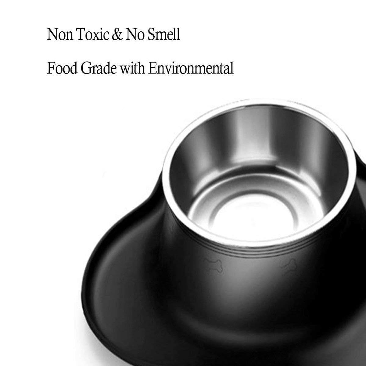 Pet Deluxe dual-feeder design suits cats, puppies, and multi-pet households.