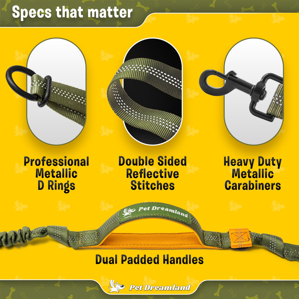 Pet Dreamland soft handles provide fatigue-free control on long walks