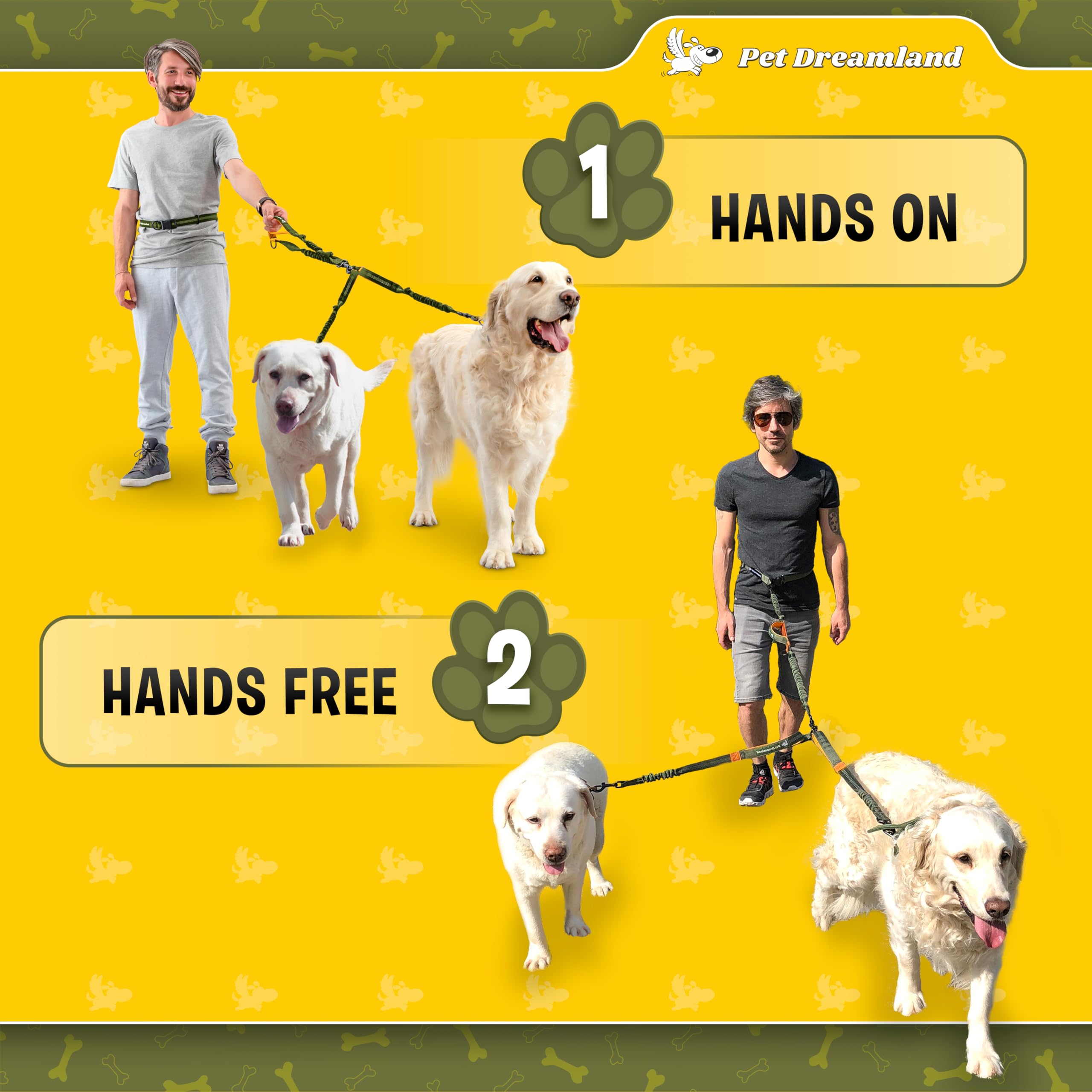 Pet Dreamland versatile two-dog walks for running or casual strolls