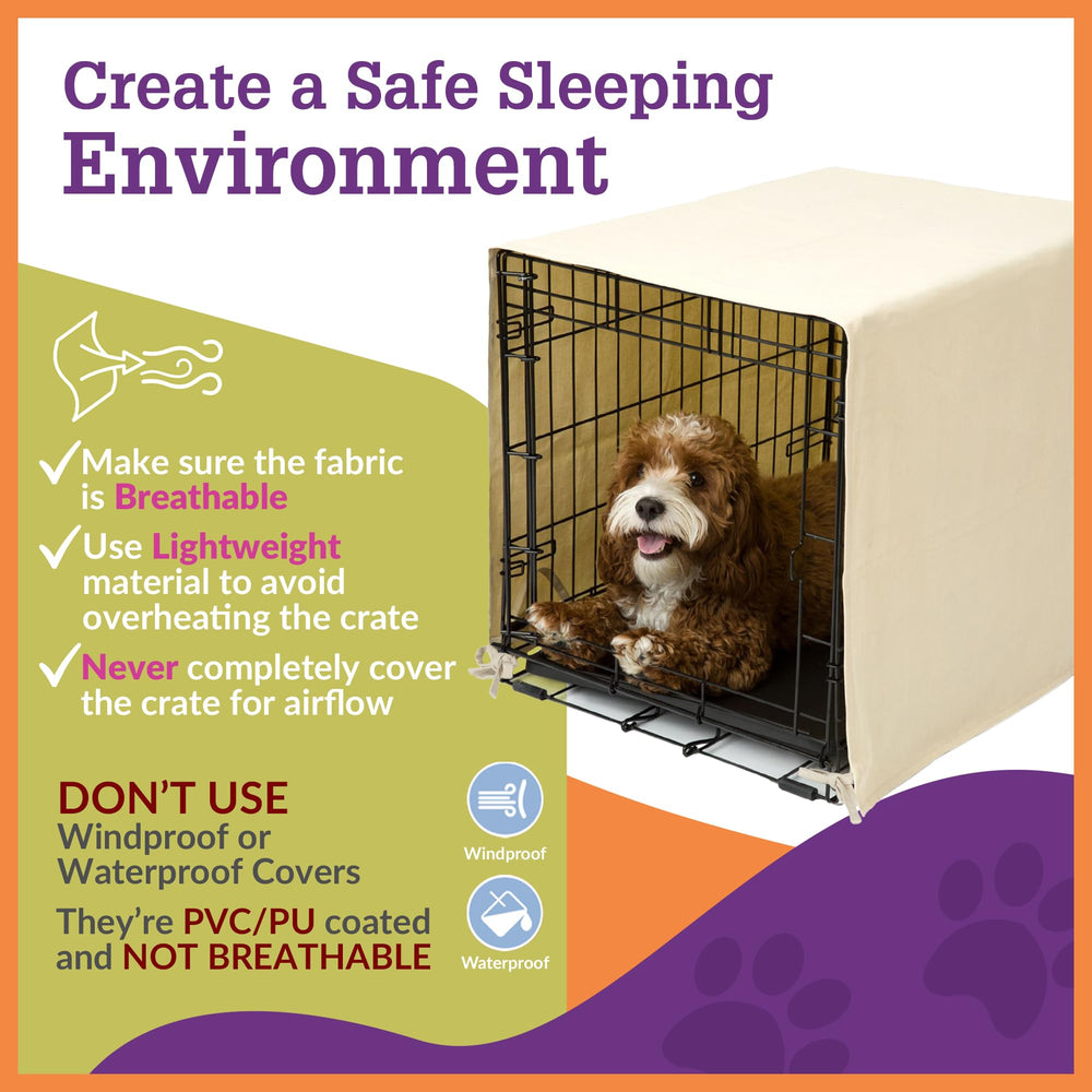 Pet Dreams plush blue crate cover offers stylish comfort for naps.