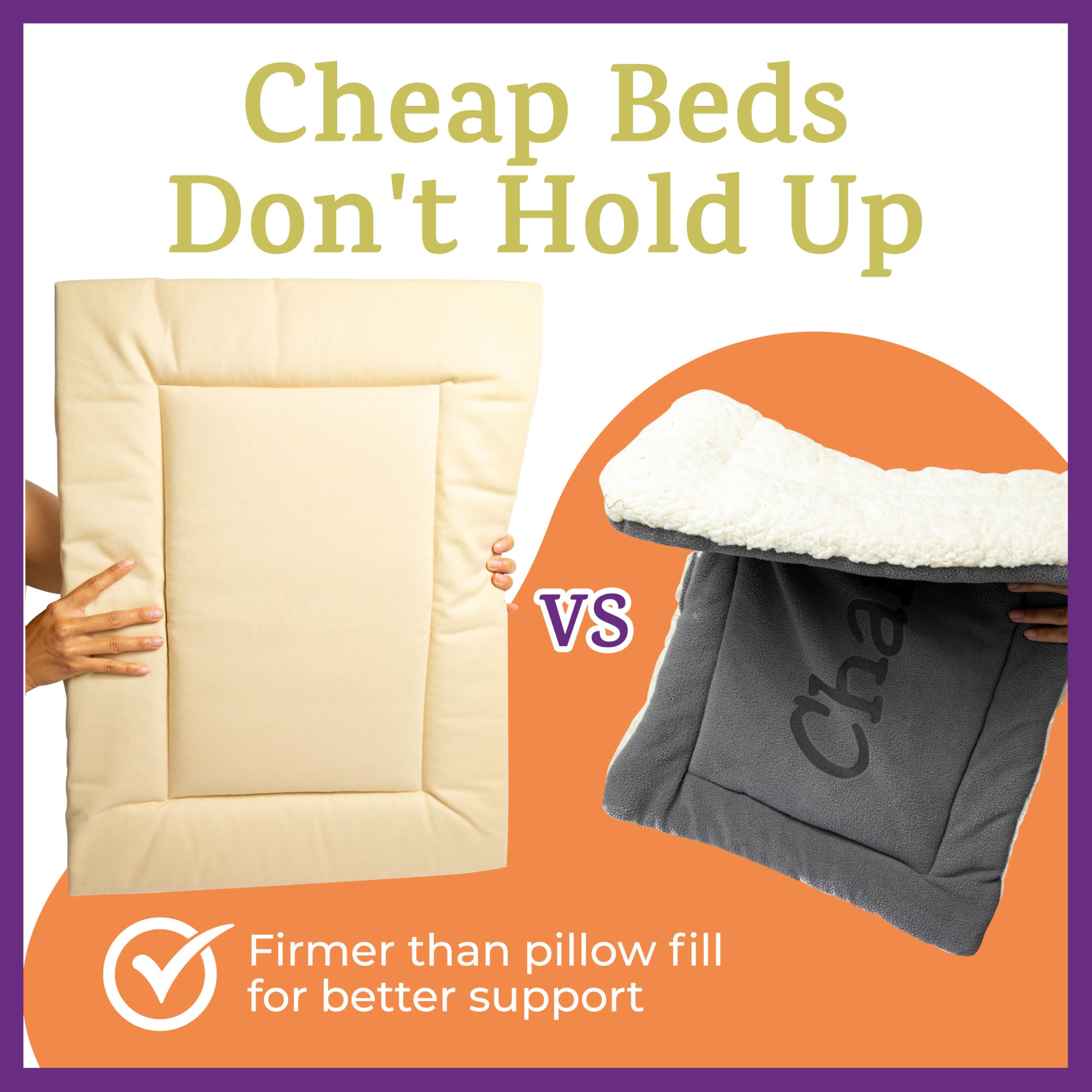 Pet Dreams dog crate pad non-toxic materials prioritize pet safety during naps.
