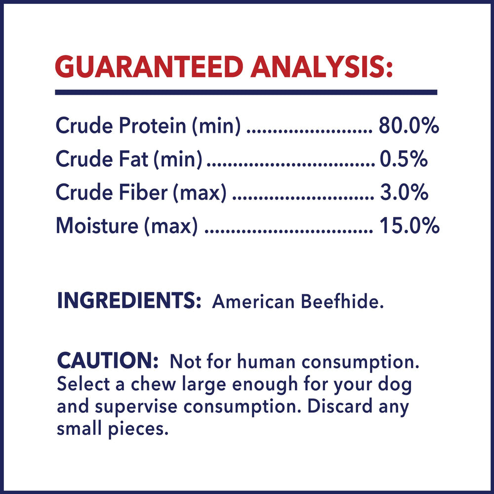 Pet Factory 99% digestible label reinforces safe chewing experience for dogs