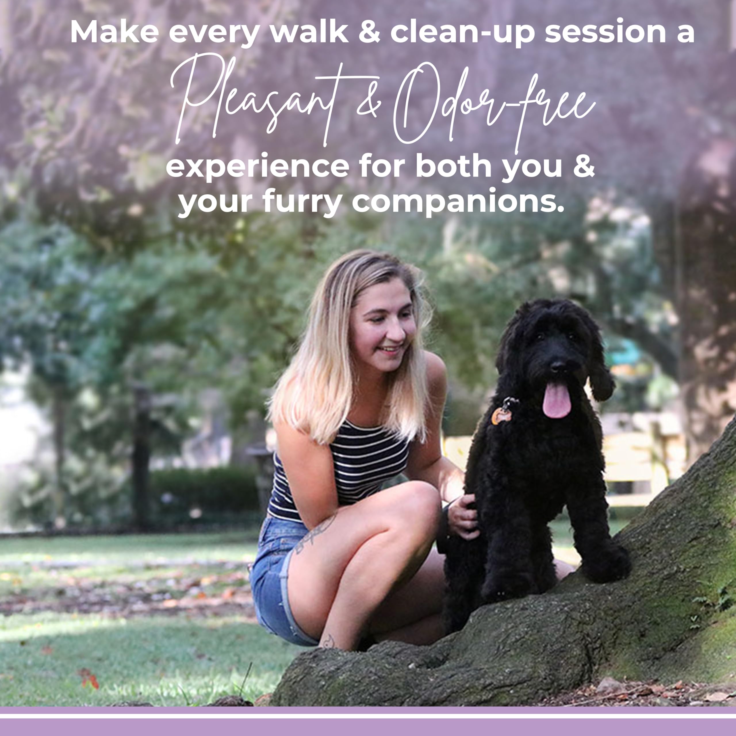Pet Faves leak-proof design keeps odors contained during cleanup.