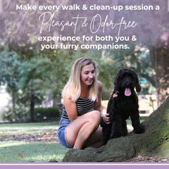 Pet Faves leak-proof design keeps odors contained during cleanup.