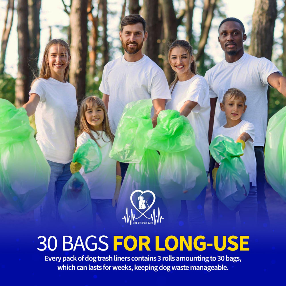 Pet Fit For Life odor-control bin liner lining a home wastebasket