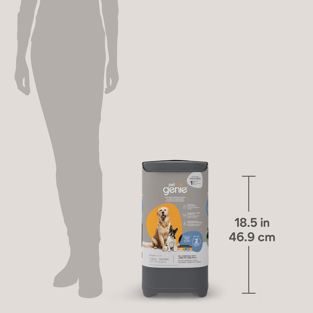 Pet Genie Pail uv-protection proves durable plastic against sun damage outdoors.