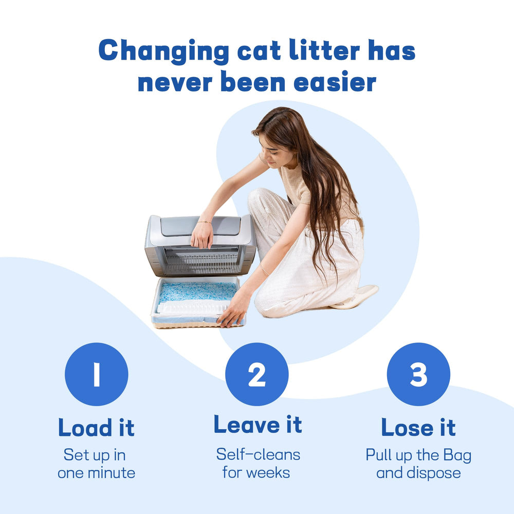 pet haha odor control crystal litter inside the box