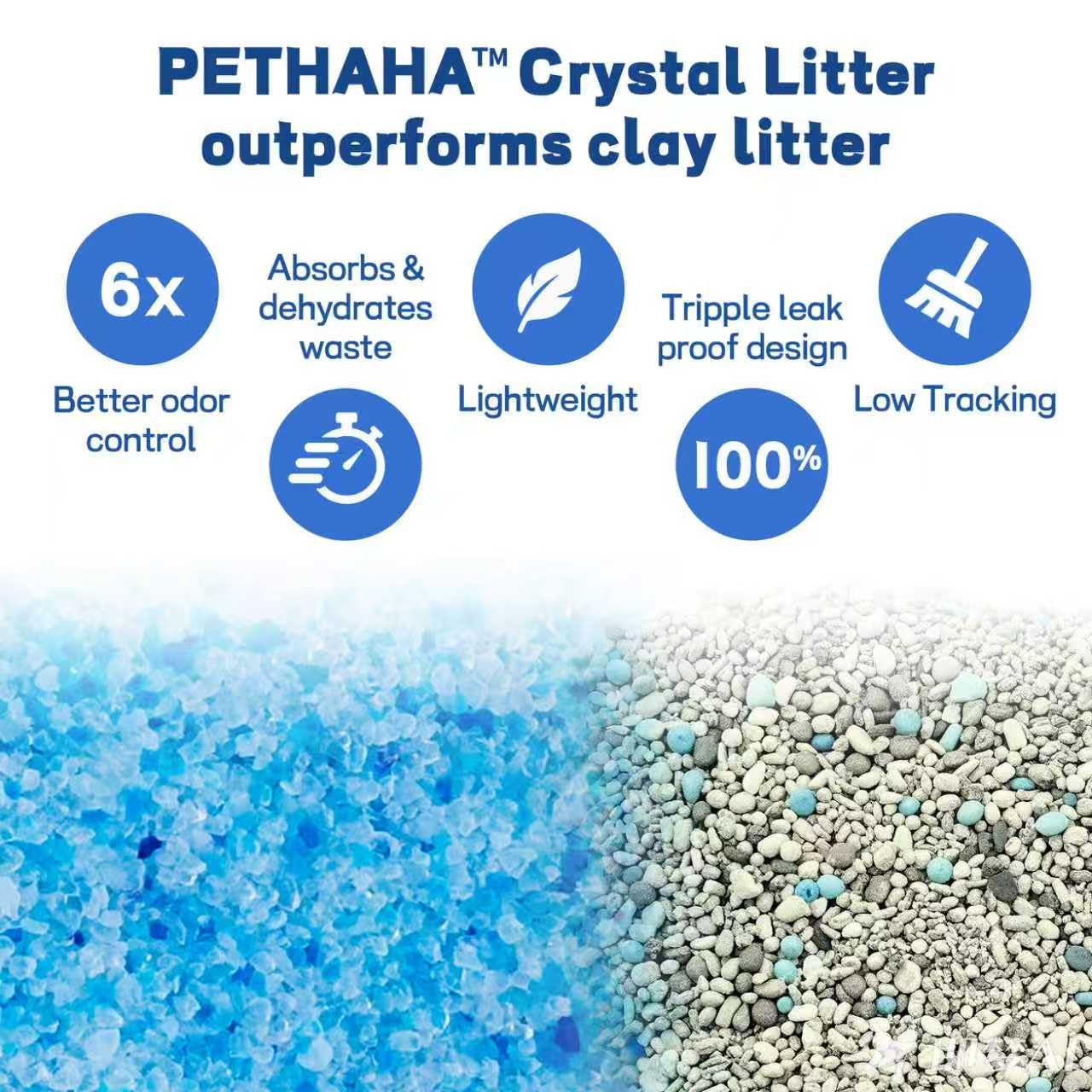 pet haha triple leak proof design bottom view