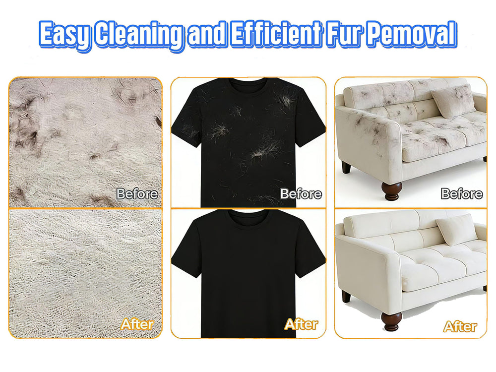 Pet Hair Removal Glove car interior for clean car seats and surfaces