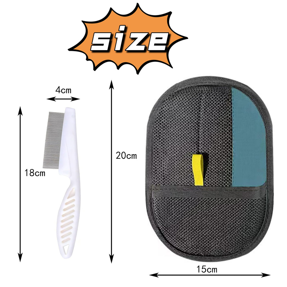 Pet Hair Removal Glove cleaning sofa demonstrating lint-free upholstery cleanup