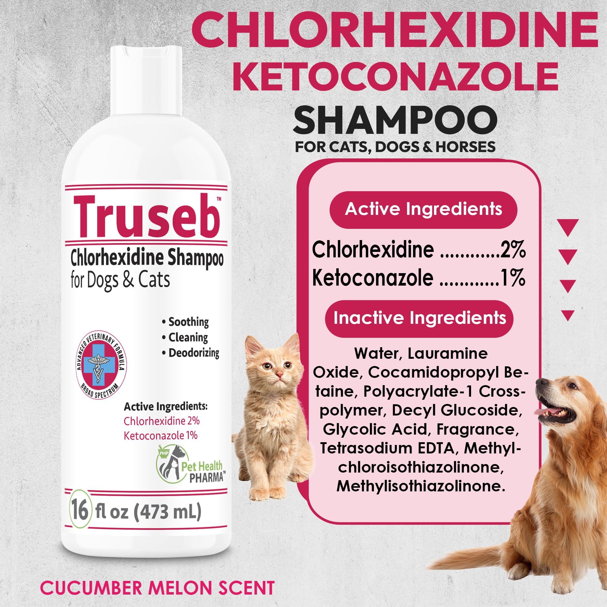 Truseb shampoo lather close-up highlighting rich foam for cleansing and soothing skin.