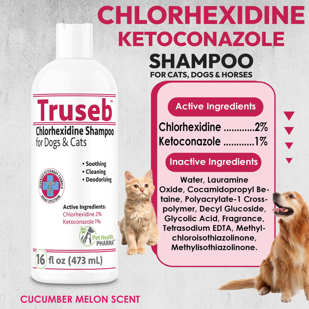Truseb shampoo lather close-up highlighting rich foam for cleansing and soothing skin.