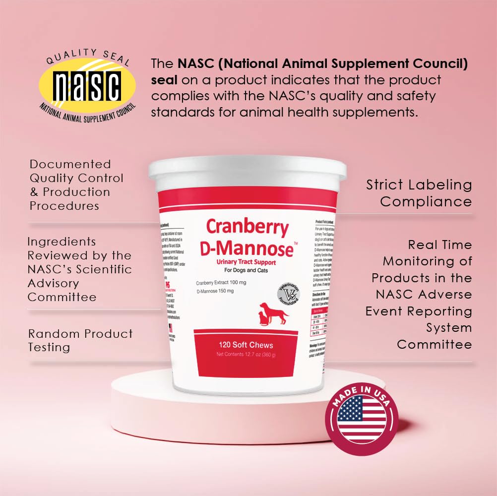 Pet Health Solutions Cranberry D-Mannose packaging-label highlights safe, vet-founded pet support.