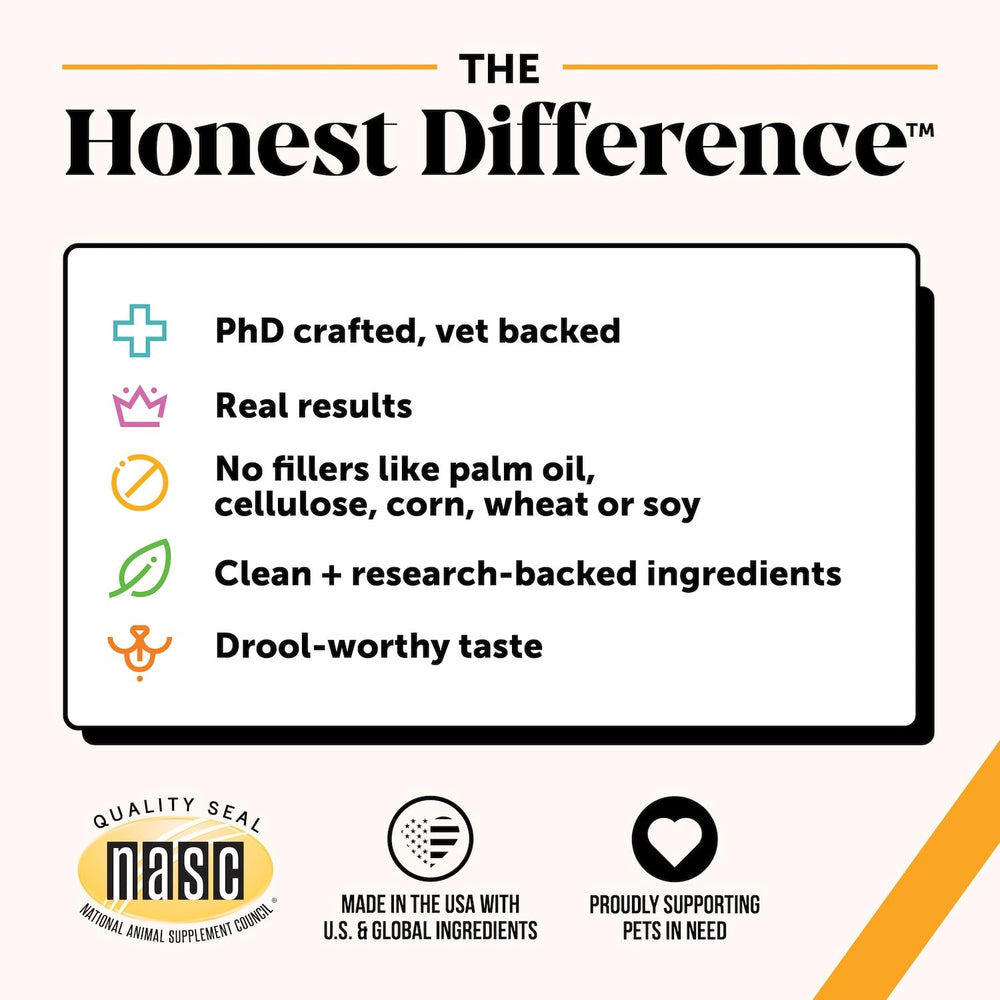 Pet Honesty Allergy Support Fresh Dental Sticks omega-rich fish oil helps coat shine.