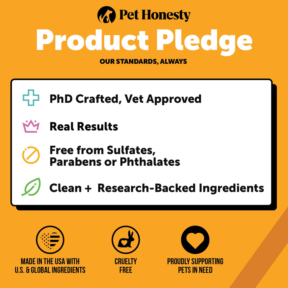 Pet Honesty coconut-lime scent captures refreshing fragrance during bath time.