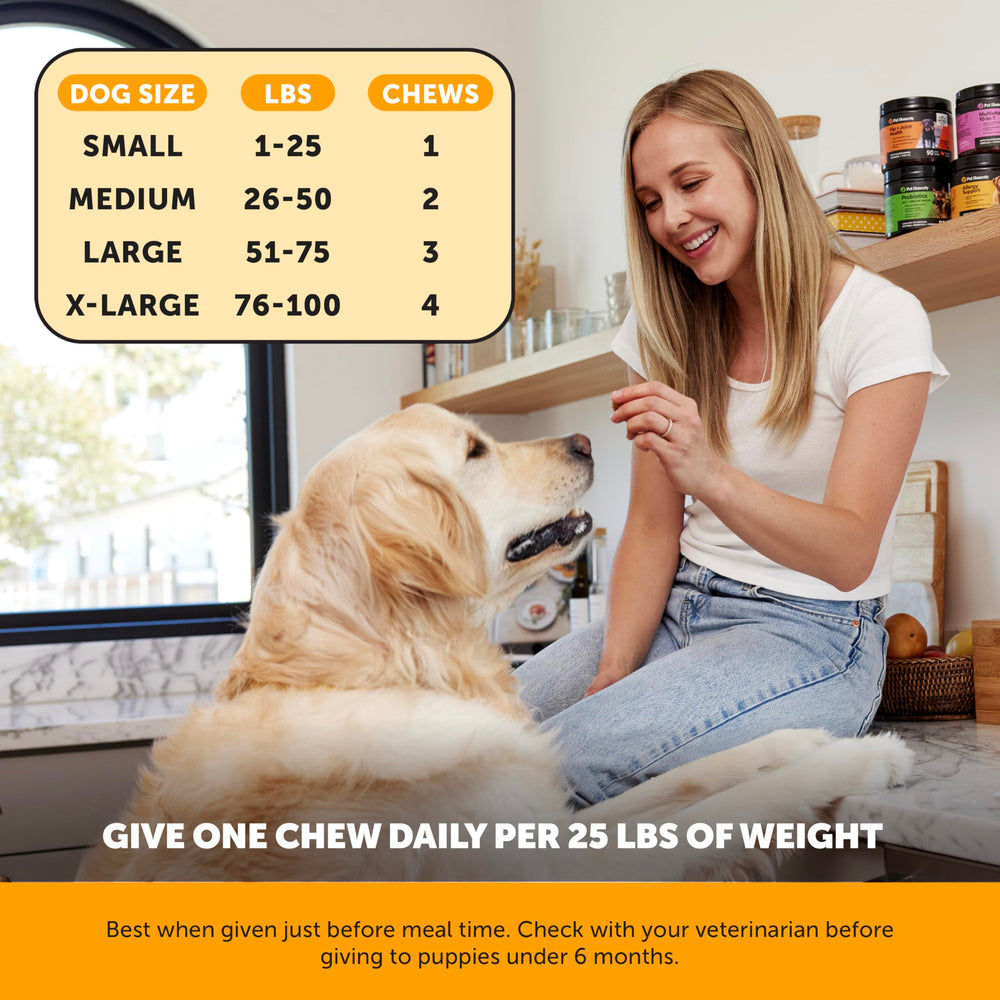 Pet Honesty bovine colostrum and prebiotics image suggests gut-friendly immune support