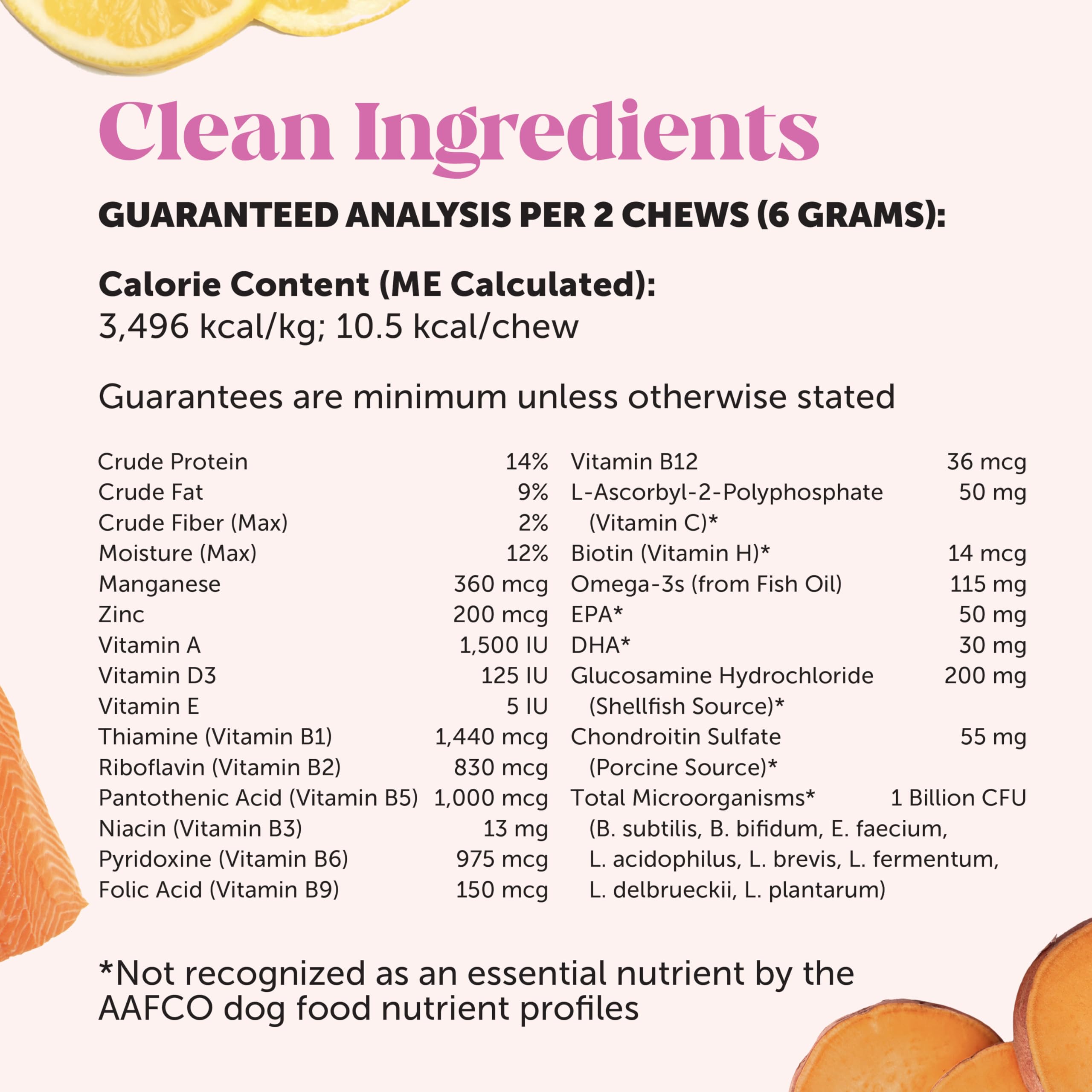 Pet Honesty egg-shell meal ingredient closeup on chew