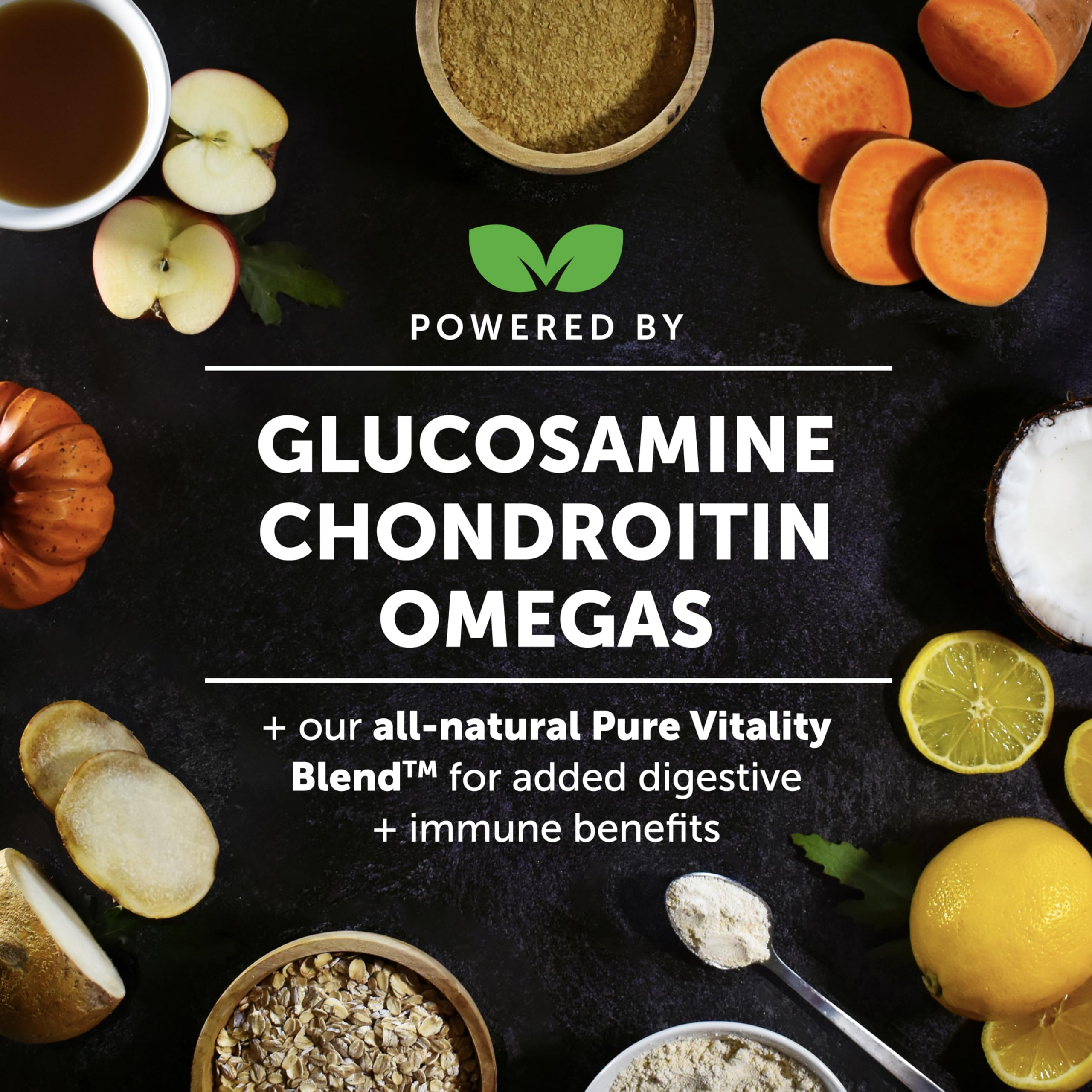 Pet Honesty glucosamine chondroitin ingredients image highlights cartilage care