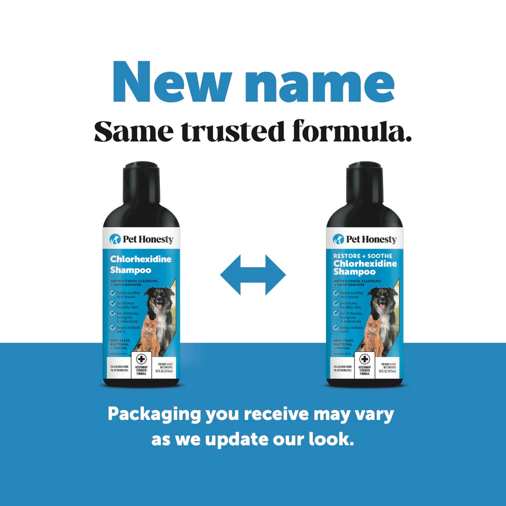 Pet Honesty hot spots care shot suggests relief and comfort for irritated skin