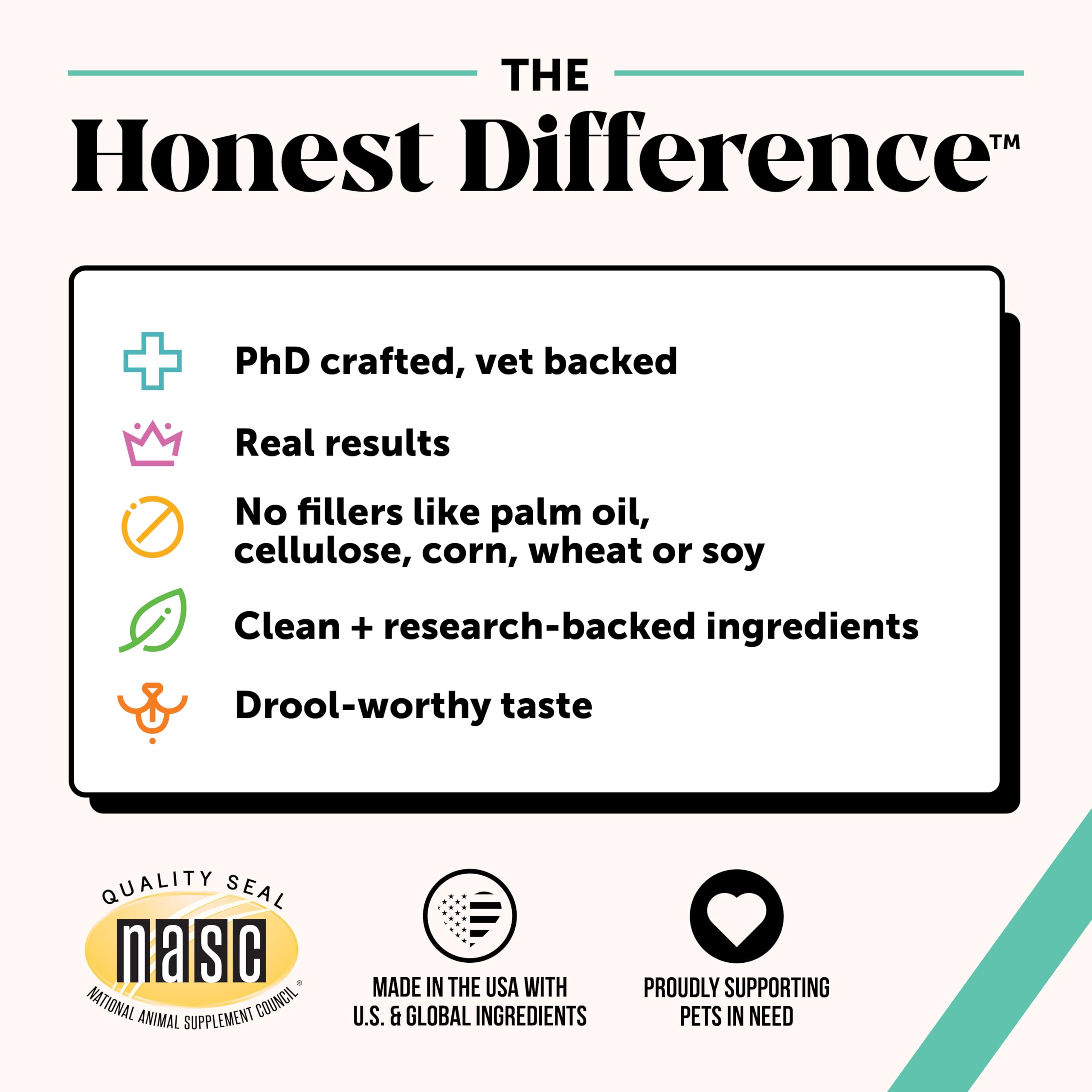 Pet Honesty mint-green-tea blend imagery promoting fresh breath.