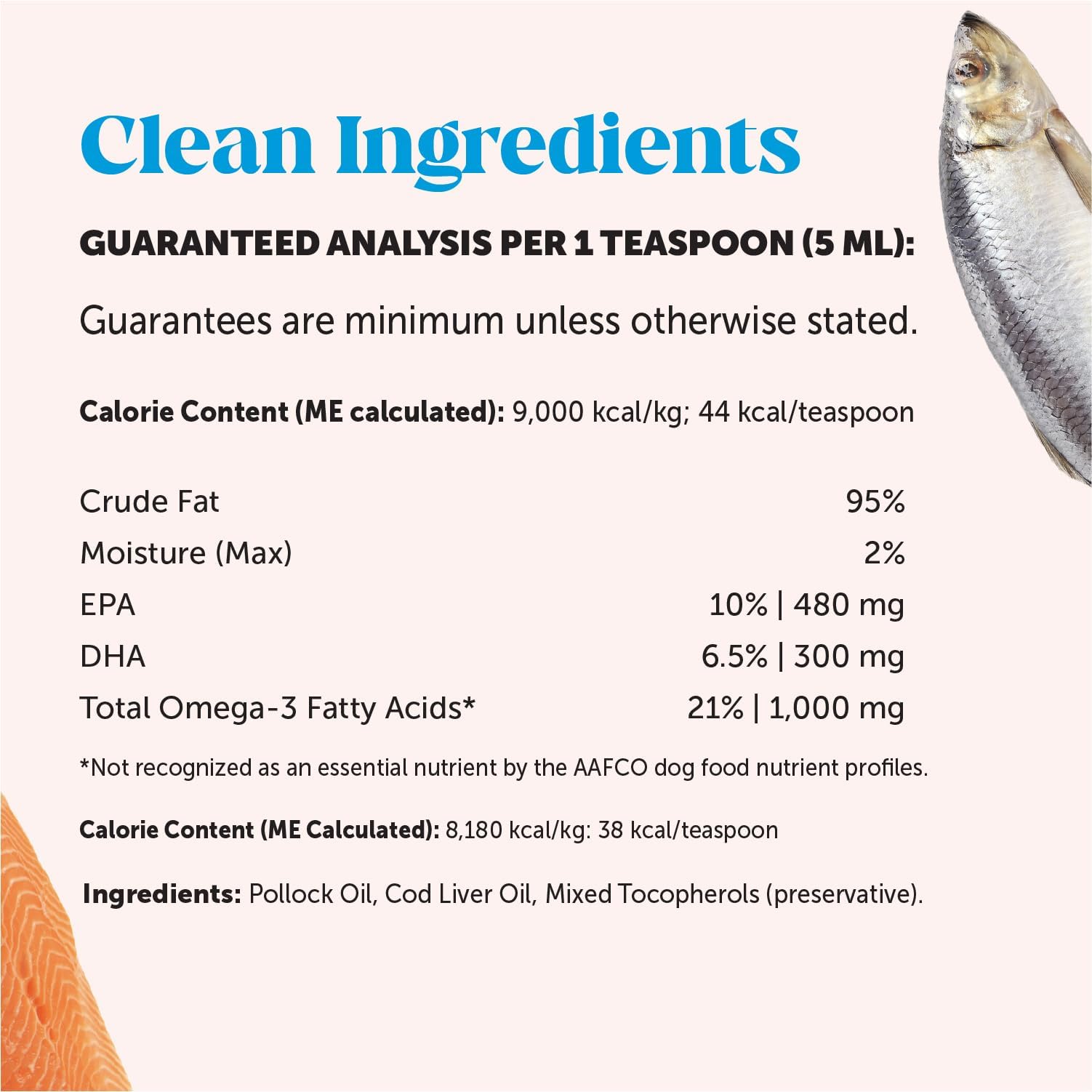Pet Honesty Omega-3 packaging; features recycled plastic materials.