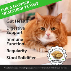 Golosinas crujientes de Pet Honesty para gatos, favorecen la regularidad