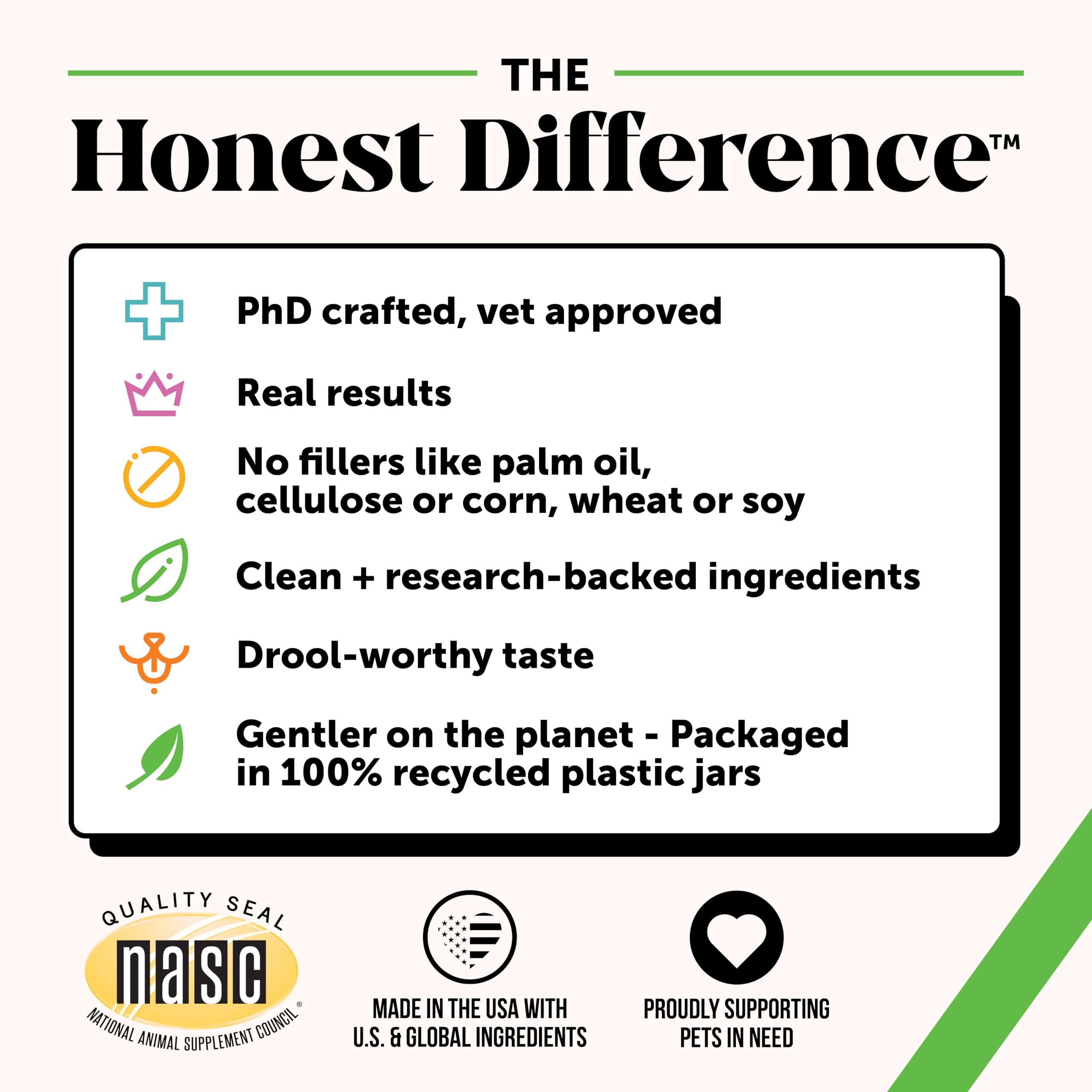 Pet Honesty immune health image underscores probiotic support for overall gut wellness