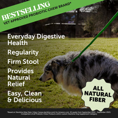 Pet Honesty pumpkin fiber powder scoop in bowl highlighting meal topper use.