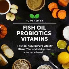 Pet Honesty puppy health journey illustration showing immune and digestive support