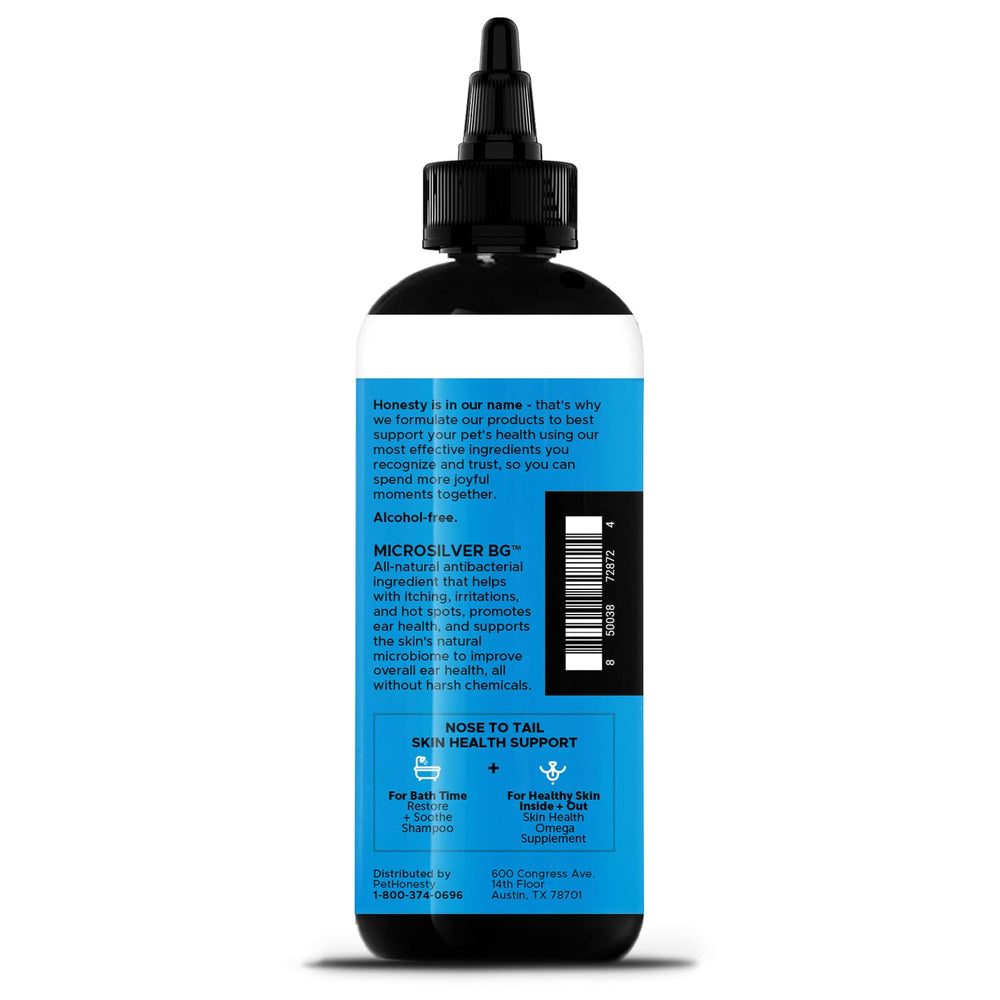 Pet Honesty Restore + Soothe ear cleaner-us-made-usa signals quality and standards
