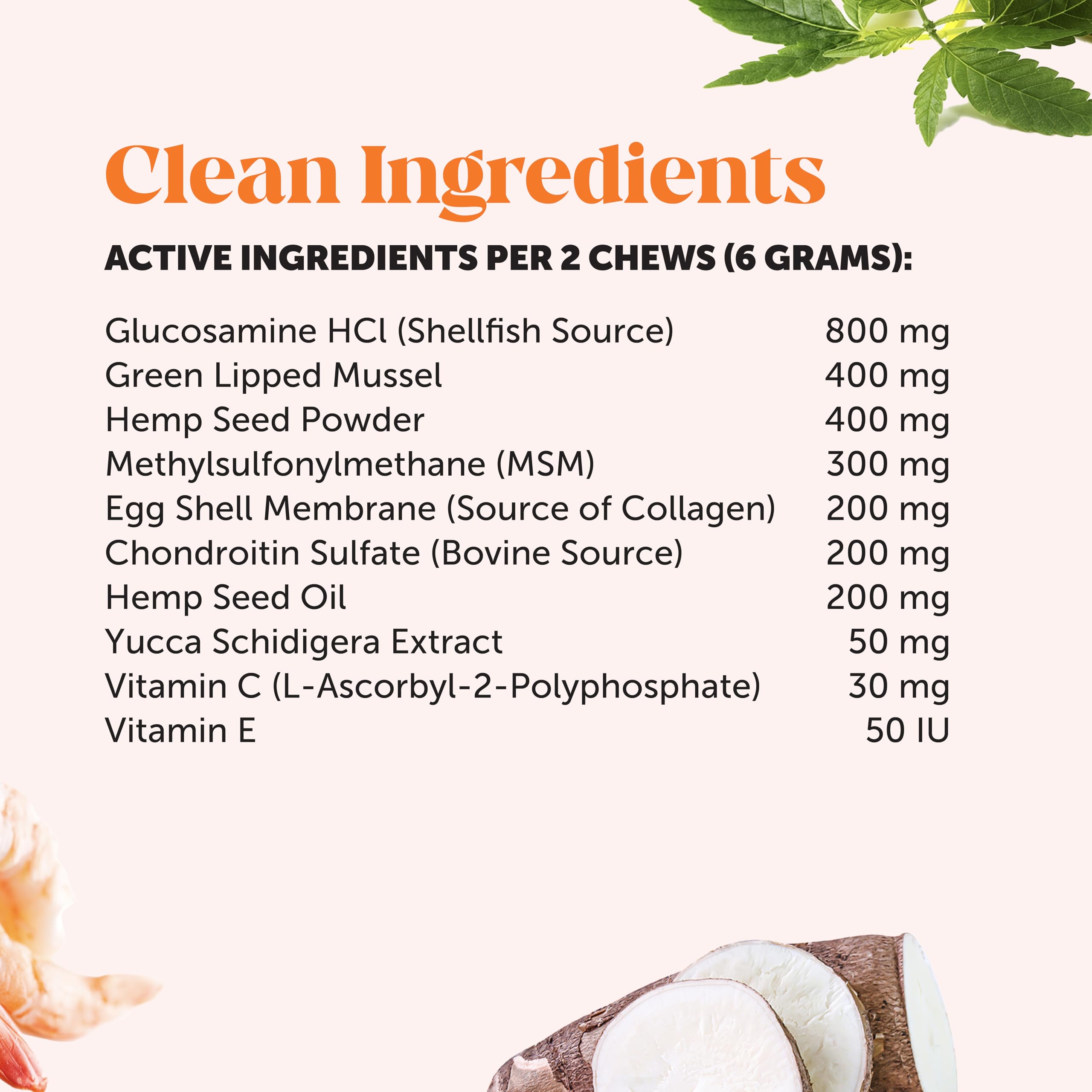 Pet Honesty Senior daily-use chews designed for aging dog joint health