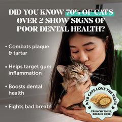 Pet Honesty bocado dental de textura dual promueve limpieza suave.