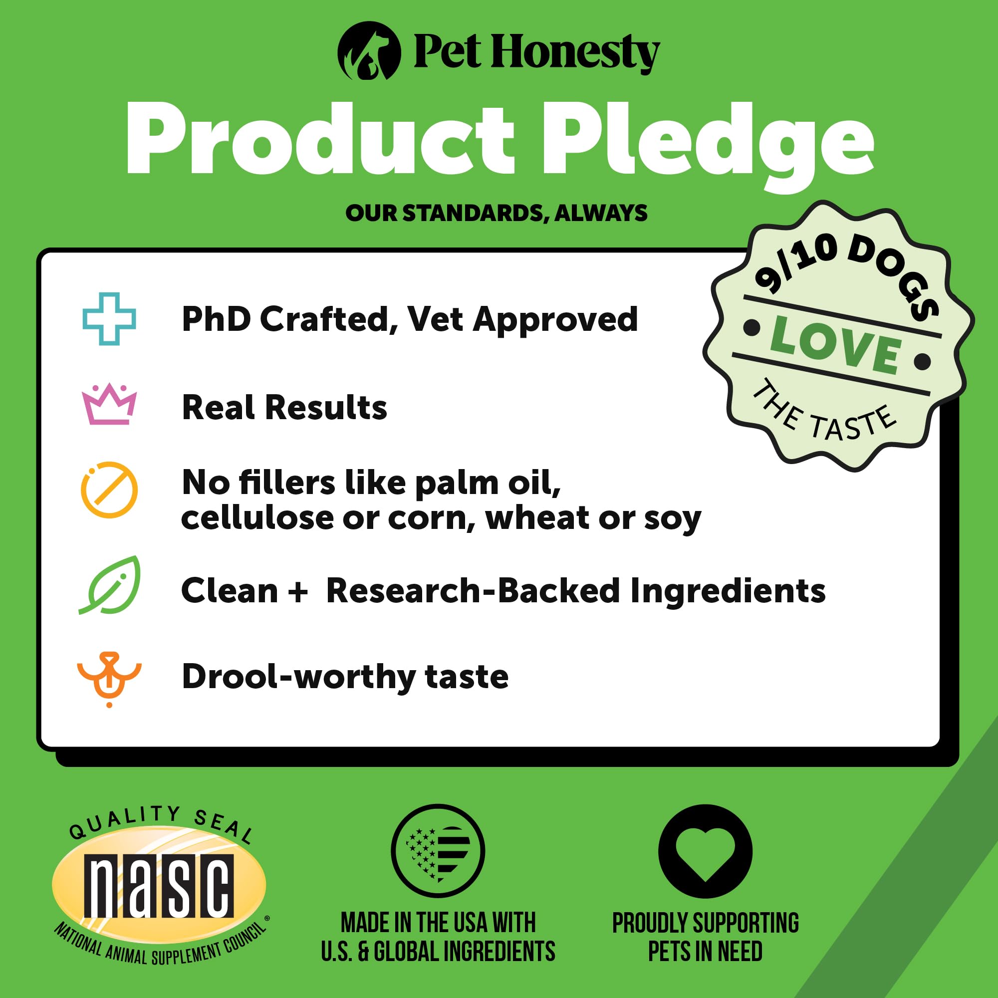 Pet Honesty yeast and bentonite clay ingredients indicating added minerals.