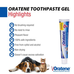 ZYMOX Oratene gel bucal sin cepillo, uso diario.