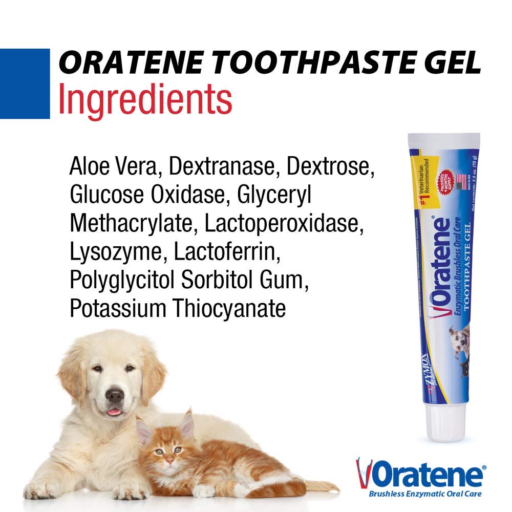 ZYMOX Oratene gel bucal, libre de xilitol.